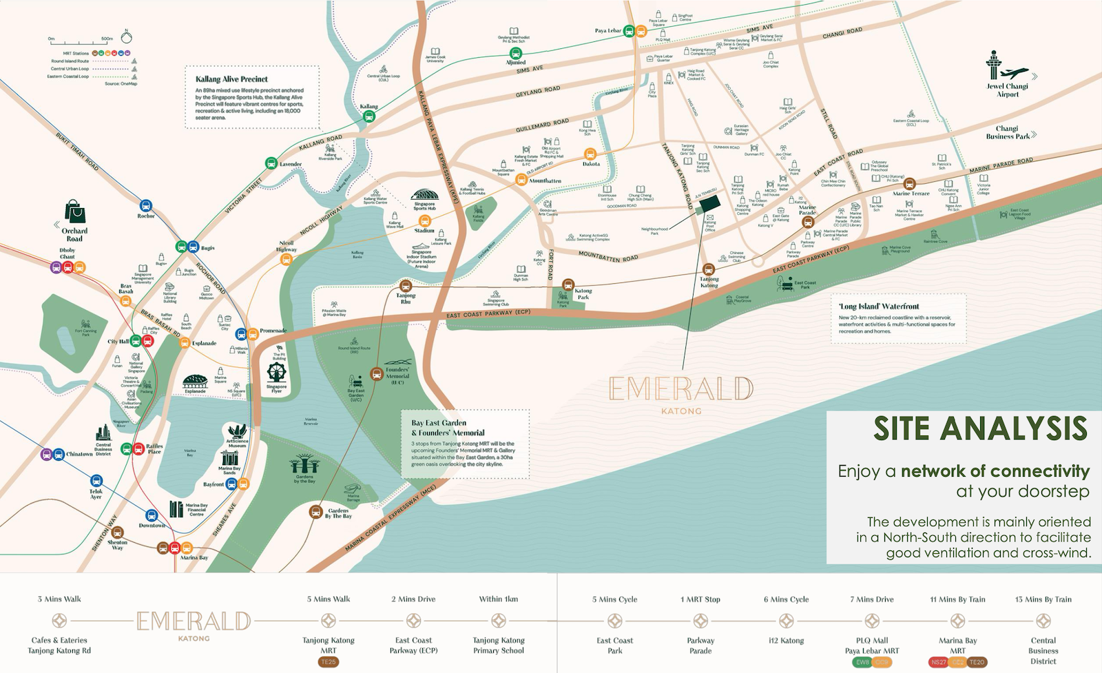 Emerald of Katong Site Analysis Location Map