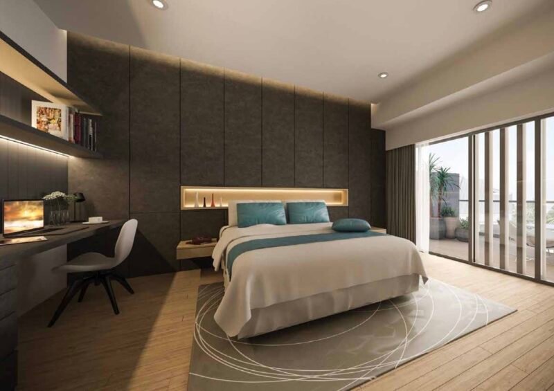 Ernani Street Terrace - Bedroom with Balcony Large