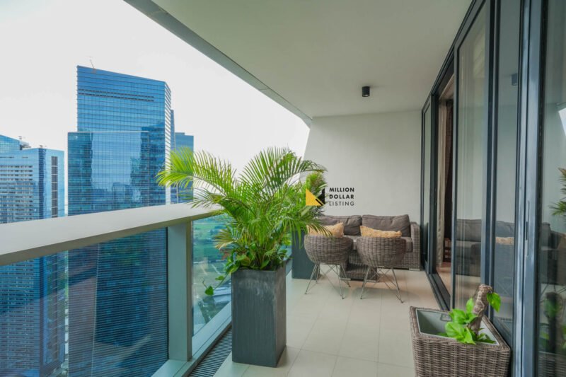 Marina Bay Suites Balcony