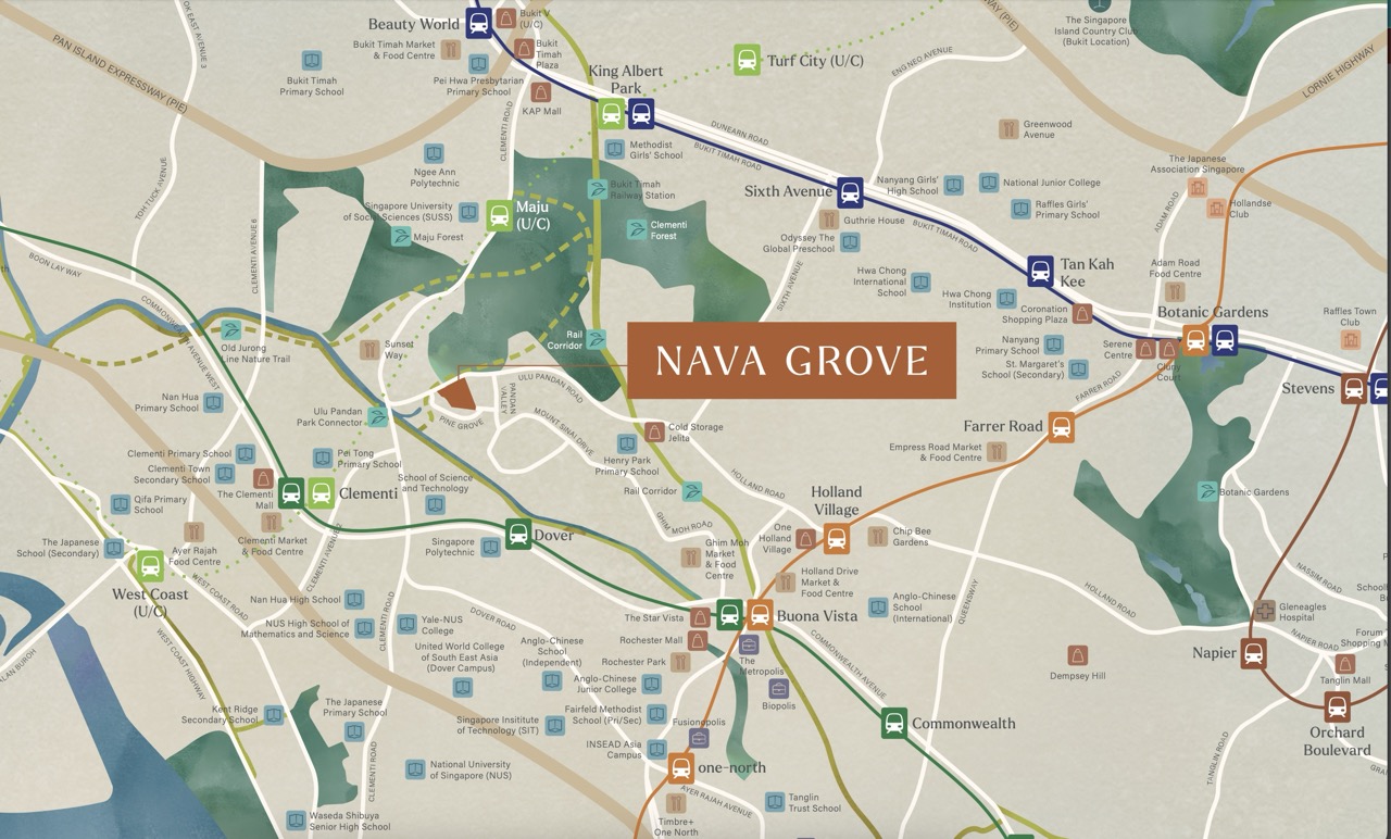 Nava Grove Map