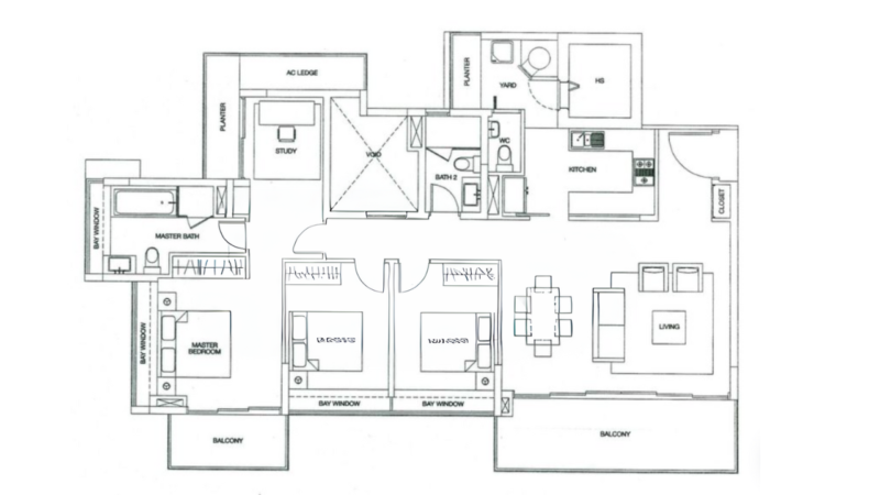 Quinterra 3 Bedroom