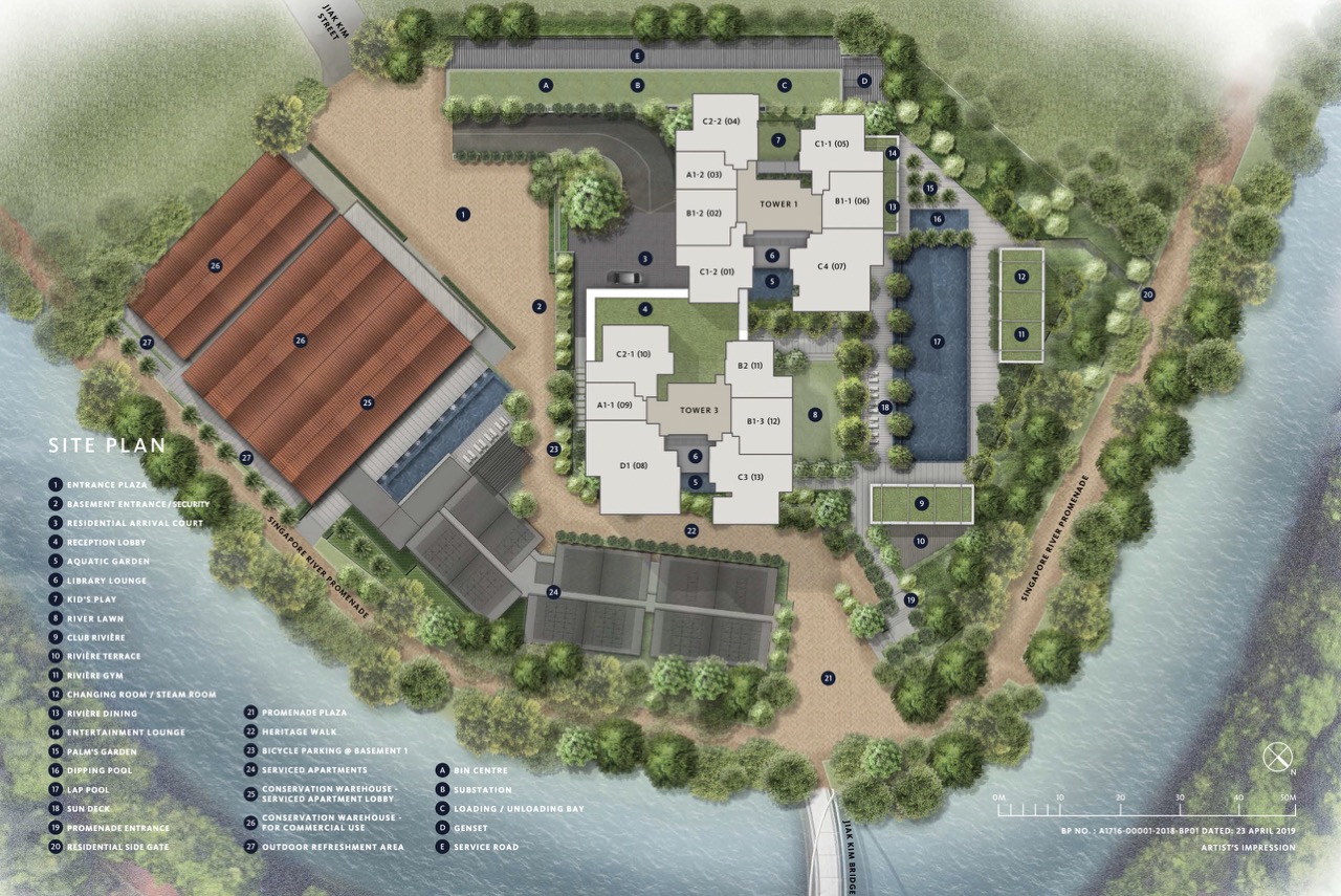 The Avenir Site Plan