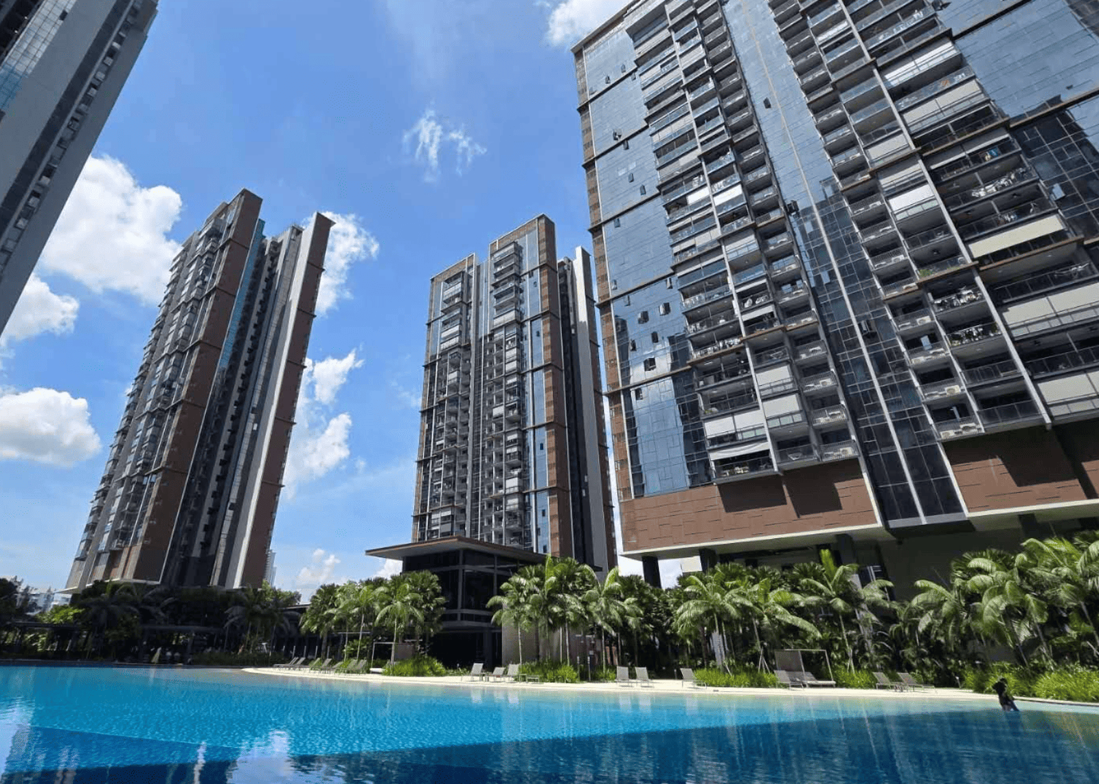 Lagoon pool at Parc Clematis